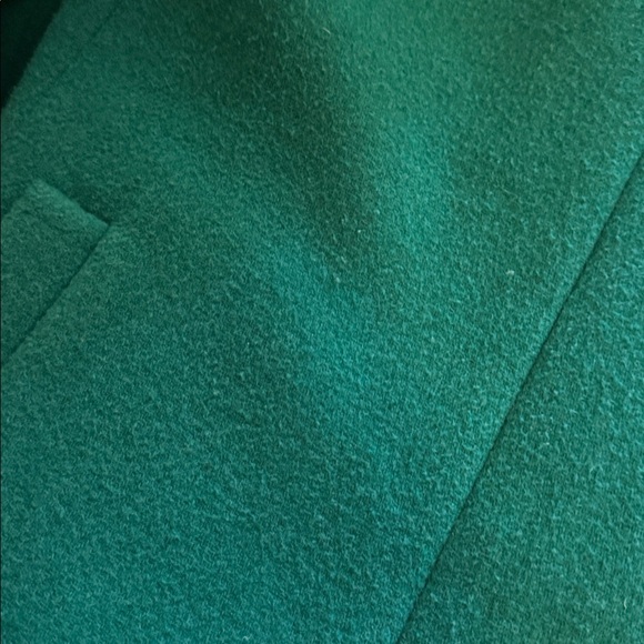 J. Crew Green Wool Coat - Picture 4 of 7